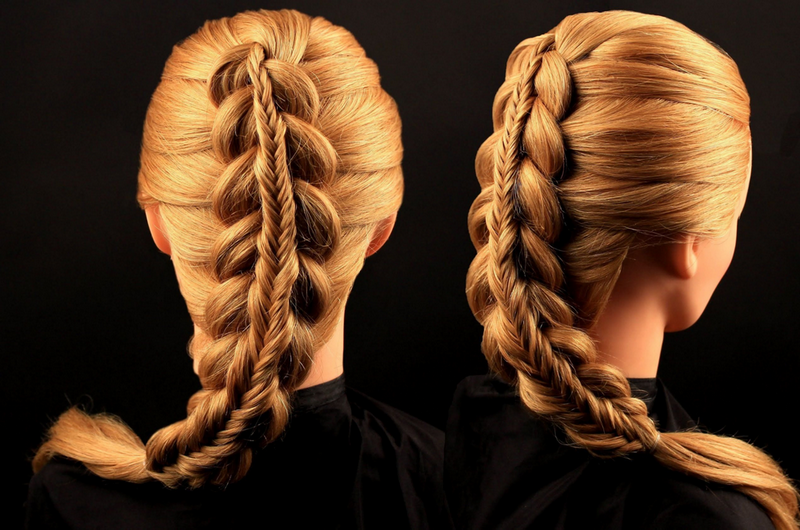 Various braiding techniques and styles